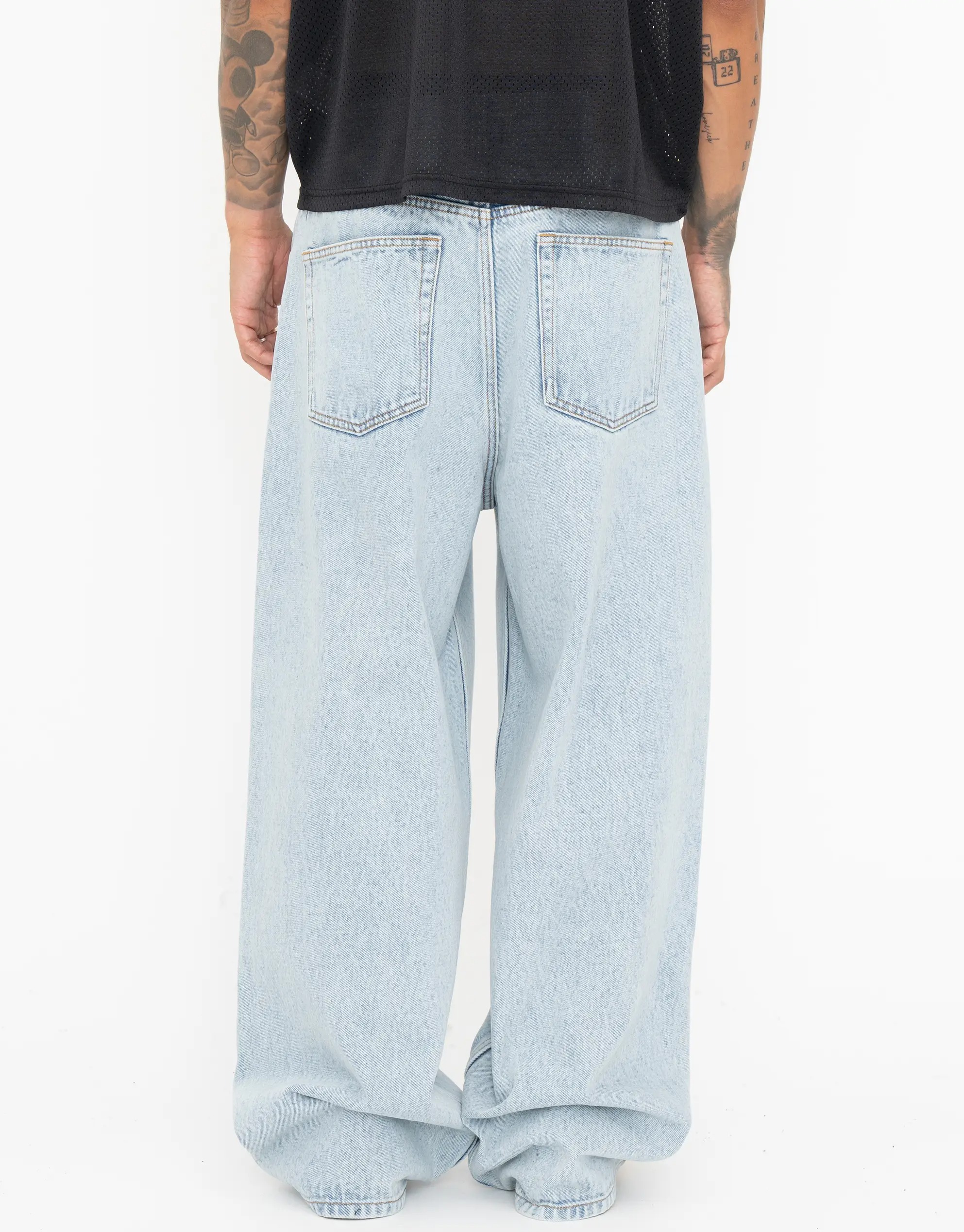 Extra Baggy Fit Jeans in Coast Blue